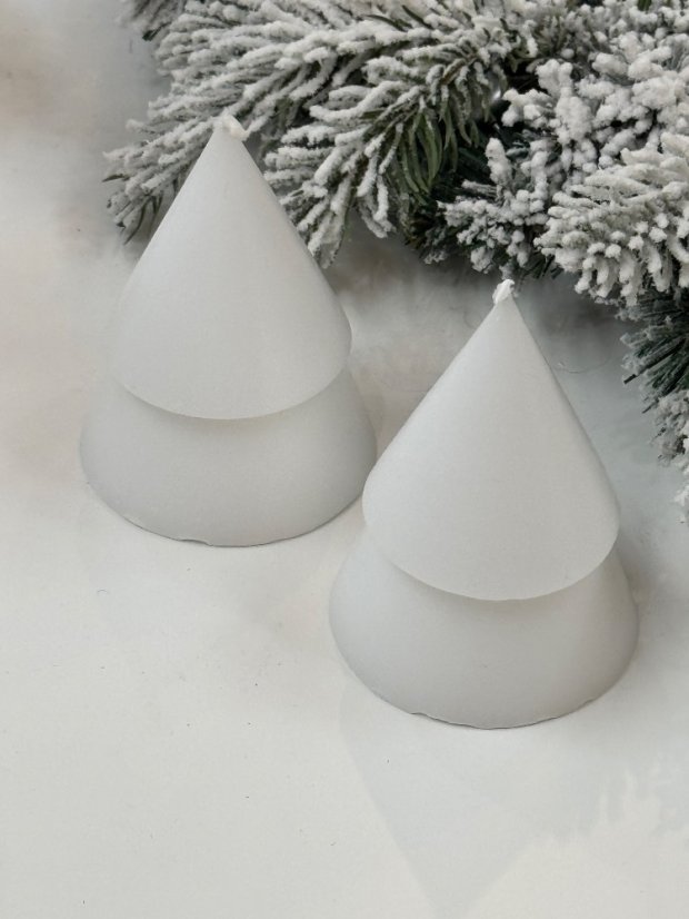 Duo svíček STROM WHITE