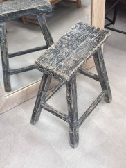 Dřevěná stolička UNIQUE black 1