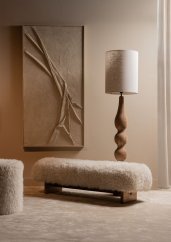 Lavice BEIGE 141 cm