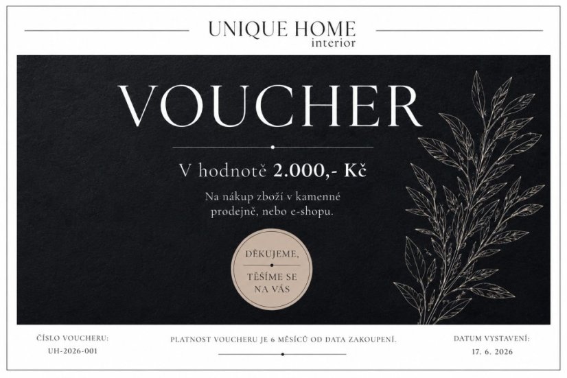 Dárkový voucher 2000 Kč
