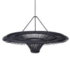 Ratanové světlo SKY BLACK XXL