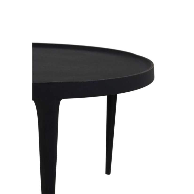 Konferenční stolek UNIQUE BLACK set 2 ks