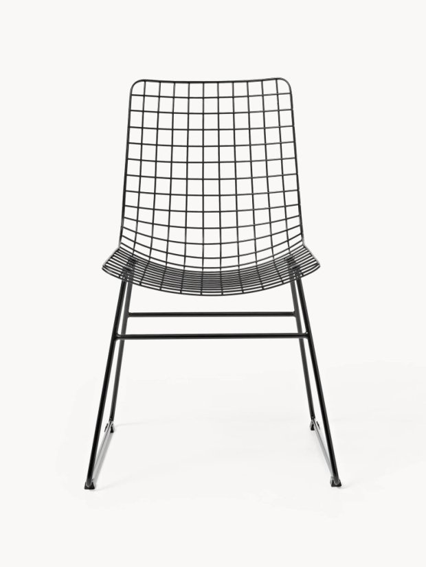 Kovová židle BLACK