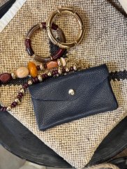 Kožená peněženka DARK BLUE