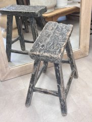 Dřevěná stolička UNIQUE black 1