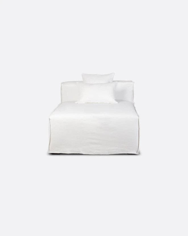 strozzi chaise longue with linen cover 100 x 190 x 65 cm in white colour (2)