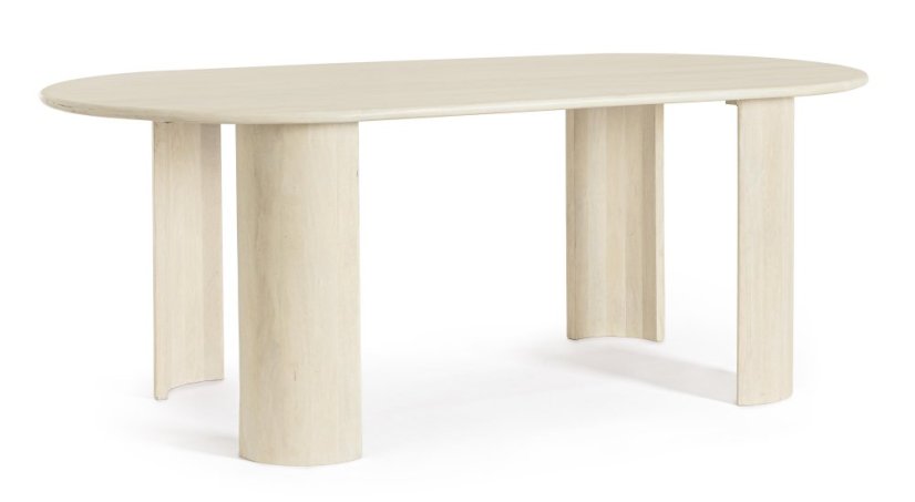JÍDELNÍ STŮL OVÁL NATUR 210 CM