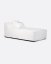 strozzi chaise longue with linen cover 100 x 190 x 65 cm in white colour (1)