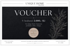 Dárkový voucher 2000 Kč