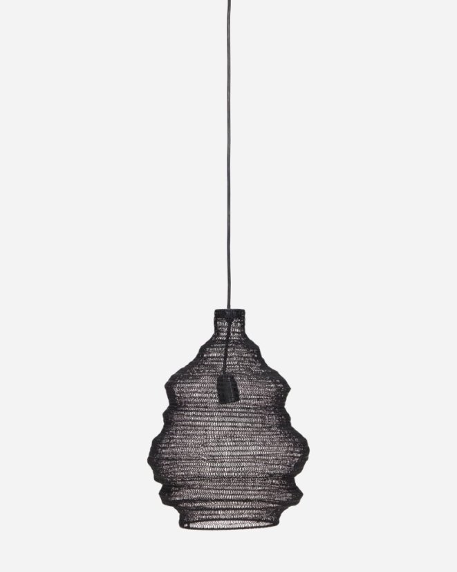 KOVOVÉ STÍNIDLO BLACK 40 CM