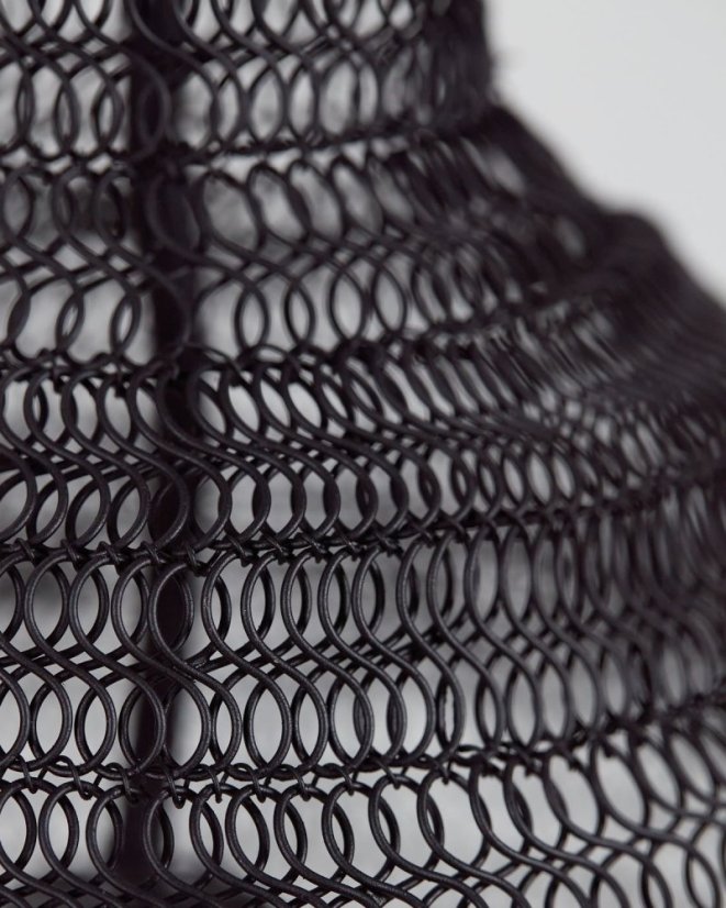 KOVOVÉ STÍNIDLO BLACK 40 CM