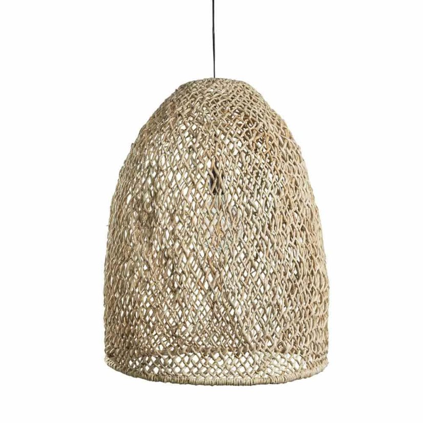 SL0012.03 Abaca Organic Pendant Natural L (1)