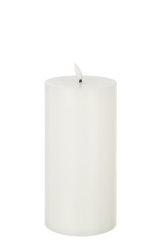 Led svíčka WHITE 23 cm