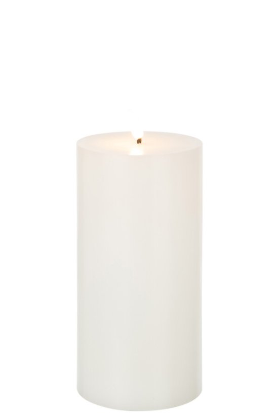 Led svíčka WHITE 23 cm