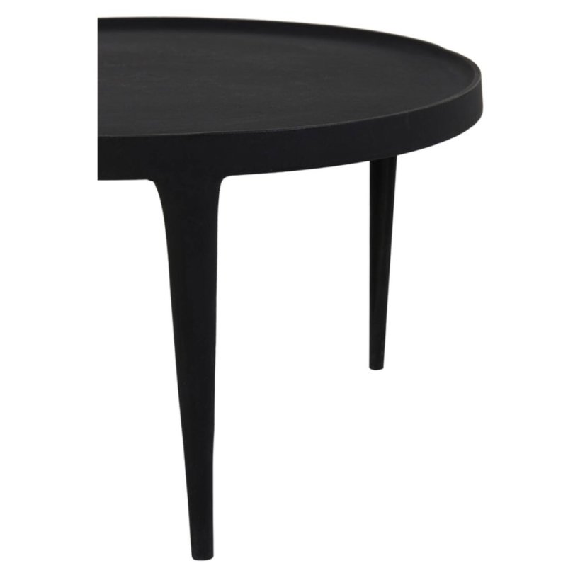 Konferenční stolek UNIQUE BLACK set 2 ks