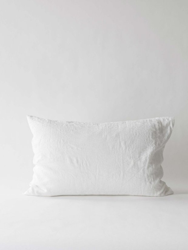 pc linen 60x90 bleached white