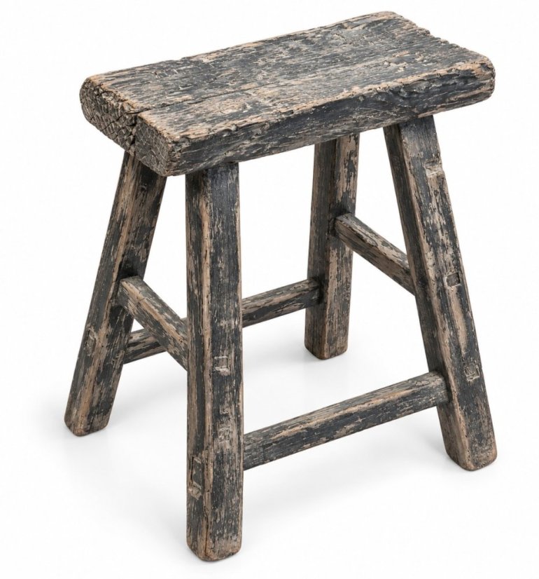 Dřevěná stolička UNIQUE black 1