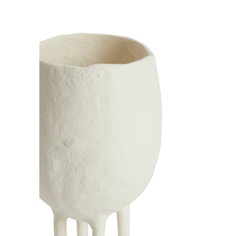 Váza na nožičkách CREME