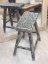 Dřevěná stolička UNIQUE black 1