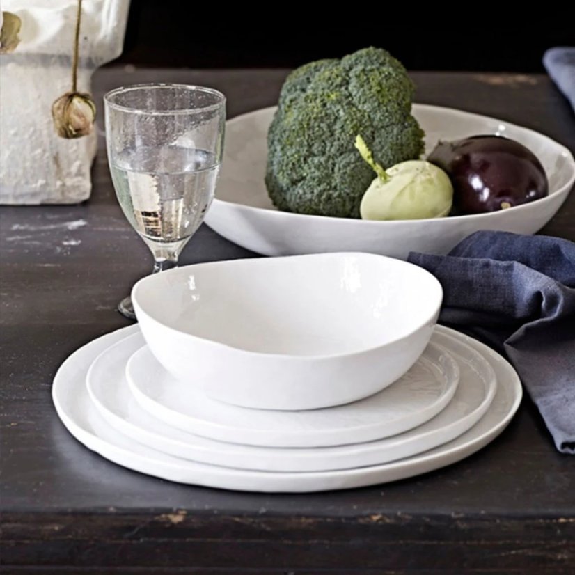 Porcelánový talíř WHITE 27 cm