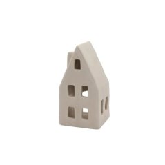Keramický svícen HOUSE natural 14 cm