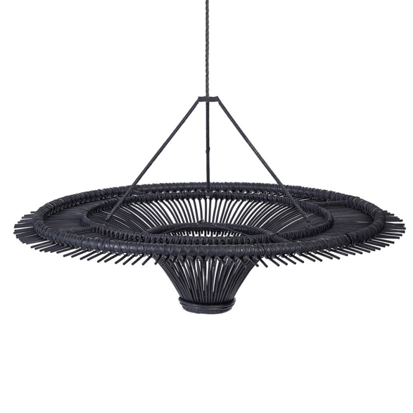 Ratanové světlo SKY BLACK XXL
