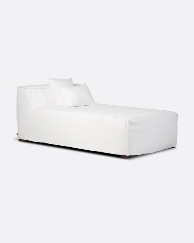 strozzi chaise longue with linen cover 100 x 190 x 65 cm in white colour (1)