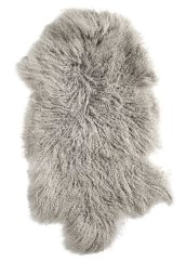 Kožešina tibet šedá 100 cm