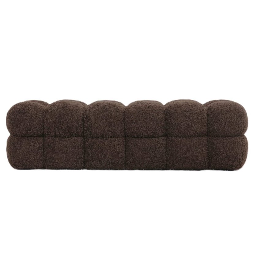 Lavice TEDDY COFFEE 160 cm