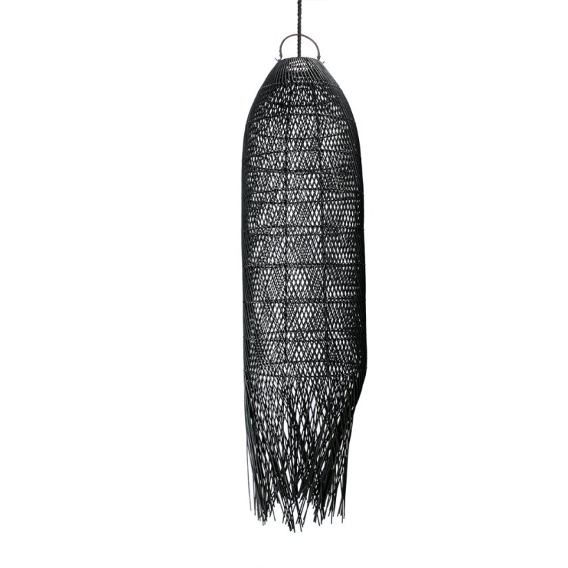 Ratanové stínidlo BLACK L