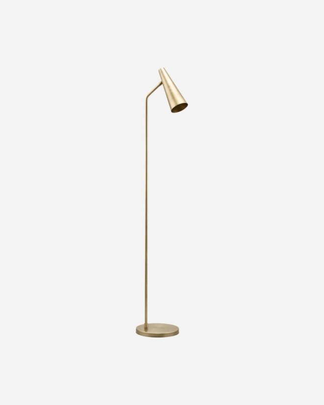 Stojací lampa mosaz