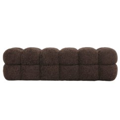 Lavice TEDDY COFFEE 160 cm