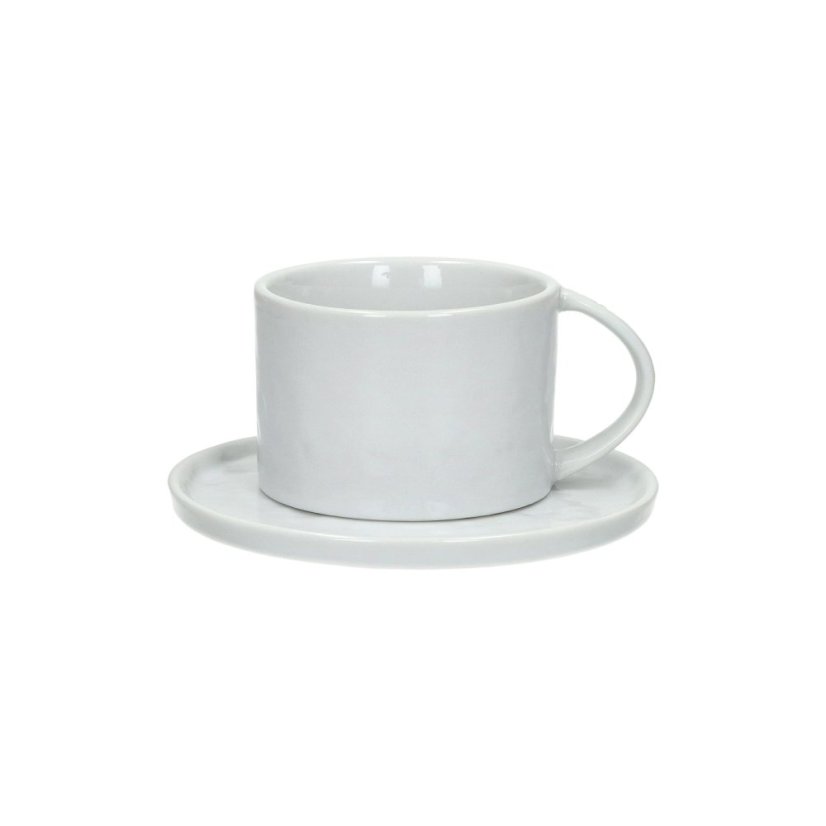 Porcelánový šálek s podšálkem