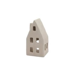 Keramický svícen HOUSE natural 14 cm